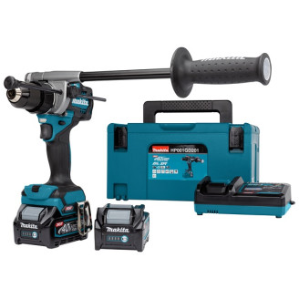 Акумуляторний дриль-шурупокрут з ударом MAKITA XGT HP001GD201