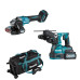 Набор Makita XGT угловая шлифмашина GA035GZ+ перфоратор HR003GM201+сумка E-12712
