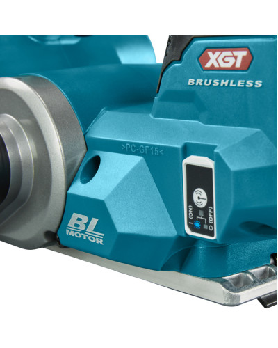 Аккумуляторный рубанок Makita XGT KP001GM201  - фото 6