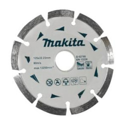Алмазный диск по бетону и мрамору турбо MAKITA 125х22.23х1.8 мм, D-52803