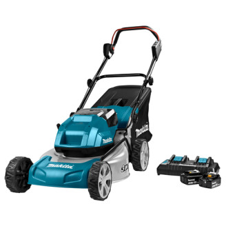 Аккумуляторная газонокосилка MAKITA LXT DLM460PT2
