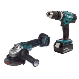 Makita 1ОР59638 | Набір Акумуляторний дриль-шурупокрут MAKITA DHP453RFX8 +Акумуляторна кутова шліфмашина Makita DGA504Z 