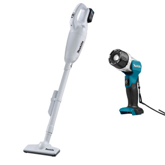 Makita SET-CL108FDWYW-0124 | Набір Makita CXT пилосос CL108FDWYW + ліхтар DEBML106