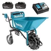Makita DCU180_1 | Набір акумуляторна тачка Makita DCU180Z+Ковш для сипучих+BL1850B 2шт+DC18RC
