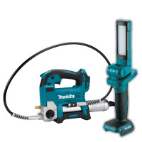 Набор аккумуляторного инструмента Makita LXT пистолет для смазки DGP180Z и фонарь DML816X