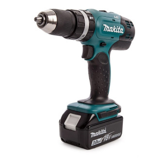 Набір Makita акумуляторний ударний дриль-шурупокрут DHP453RFX8 та акумуляторний ліхтар DML816X