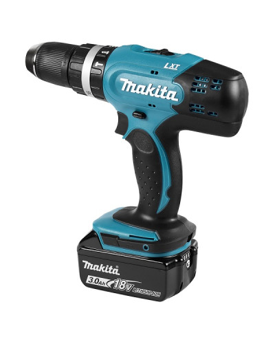 Набор Makita аккумуляторная ударная дрель-шуруповерт DHP453RFX8 и аккумуляторный фонарь DML816X  - фото 7