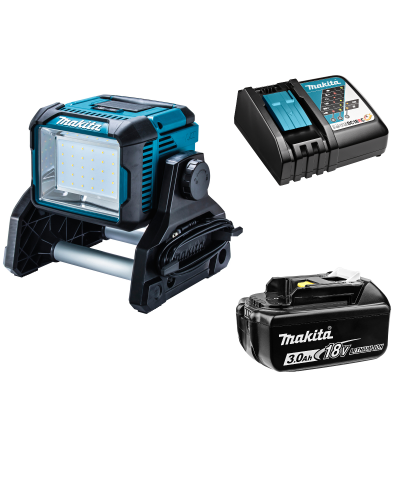 Makita SET-DML811-0624 | Акумуляторний LED ліхтар MAKITA LXT DML811 + набір 191A24-4 (акумулятор та зарядний пристрій)