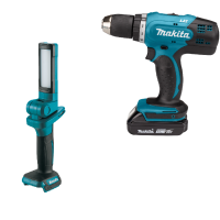 Набор аккумуляторного инструмента Makita LXT фонарь DML816X + дрель-шуруповерт DDF453SYX5