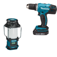 Набор аккумуляторного инструмента Makita LXT фонарь DMR057 + дрель-шуруповерт DDF453SYX5