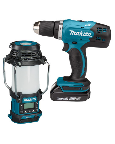 Makita SET-DMR055-0824 | Набір акумуляторного інструменту Makita LXT DMR055 та дриль- шурупокрут DDF453SYE