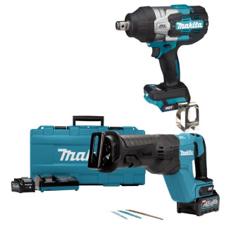 Makita SET-JR001GM201-0224 | Набір Makita XGT ножівка JR001GM201+ ударний гайкокрут TW001GZ