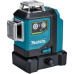 Лазерный линейный нивелир (зеленый лазер) Makita SK700GD  - фото 2