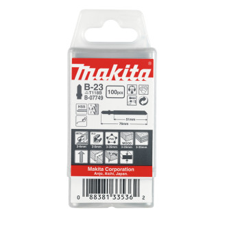 Makita B-07749 | Набор пилок Makita HCS для універсального пропилювання 51мм (100шт), B-07749