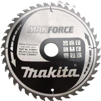 Makita B-08501 | B-08501 MAKITA Пиляльний диск MAK Force по дереву 210x30 мм 40 зуб