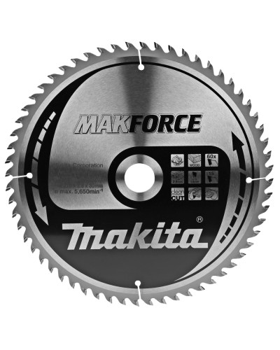 Makita B-08573 | B-08573 MAKITA Пиляльний диск MAK Force по дереву 270x30 мм 60 зубів