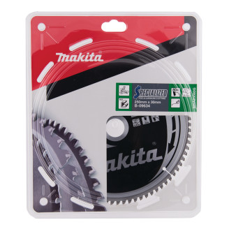 B-09634 MAKITA Пиляльний диск по алюмінію 250х30 мм, 80 зубів