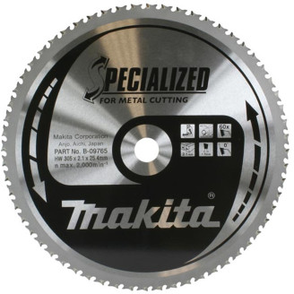 Makita B-09765 | B-09765 MAKITA Пиляльний диск по сталі SPECIALIZED 305x25.4 мм 60 зуб