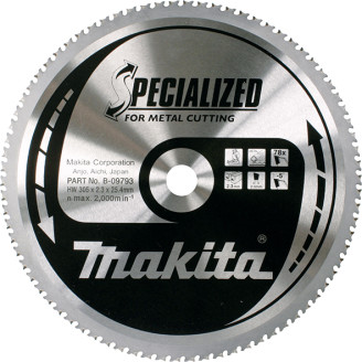 Makita B-09793 | B-09793 MAKITA Пиляльний диск по сталі SPECIALIZED 305x25.4 мм 78 зуб