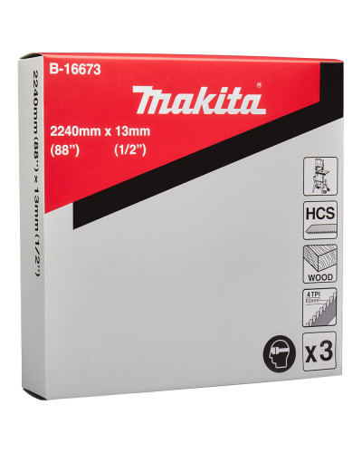Набор пил по дереву Makita HCS для LB1200F 13х2,24 мм, B-16673  - фото 2