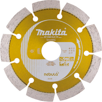 Makita B-53992 | Алмазний диск по бетону  сегмент Makita NEBULA 125х22,23х2 мм, B-53992