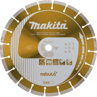 Makita B-54069 | Алмазний диск по бетону сегмент Makita NEBULA 400х25.4 / 20 х3 мм, B-54069