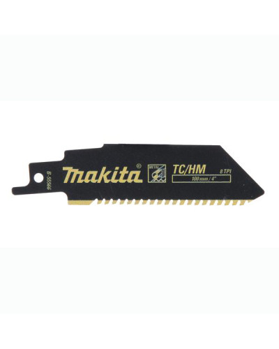 Makita B-55566 | Пилка для шабельних ножівок для товстого металу Makita / труб 100х1,25 мм, 8TPI, B-55566