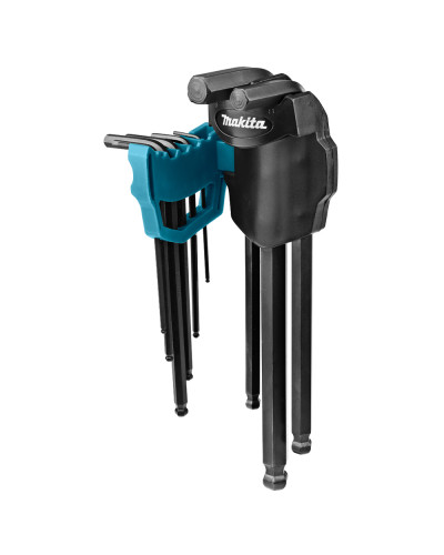 Набір шестигранних ключів Makita 9 шт. (1.5, 2, 2.5, 3, 4, 5, 6, 8, 10 мм), B-65894  - фото 5
