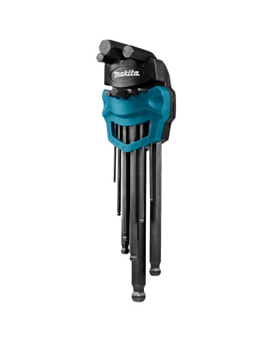 Makita B-65894 | Набір шестигранних ключів Makita 9 шт. (1.5, 2, 2.5, 3, 4, 5, 6, 8, 10 мм), B-65894