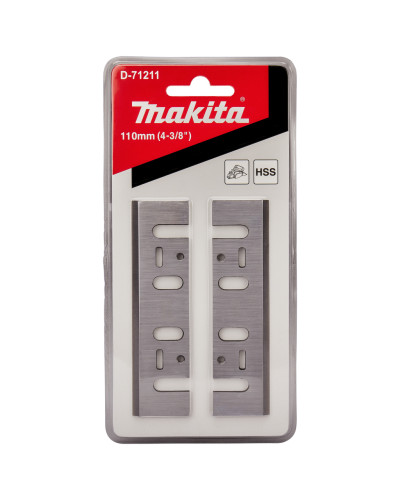 Makita D-71211 | Набор строгальных ножей Makita для 1911B, 110 мм, 2 шт, D-71211