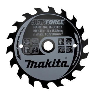 Makita B-08137 | B-08137 MAKITA Пильный диск MAK Force по дереву 140x15.88 мм 12 зубов