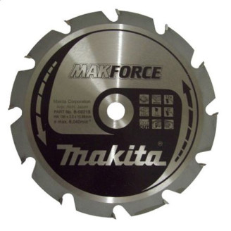 Makita B-08218 | B-08218 MAKITA Пиляльний диск MAK Force по дереву 190x15.88 мм 12 зубів