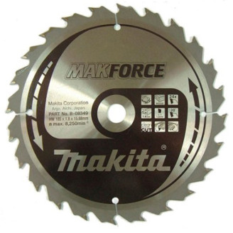 Makita B-08349 | B-08349 MAKITA Пиляльний диск MAK Force по дереву 185x15.88 мм 24 зубів