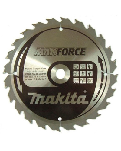 Makita B-08349 | B-08349 MAKITA Пильный диск MAK Force по дереву 185x15.88 мм 24 зубов