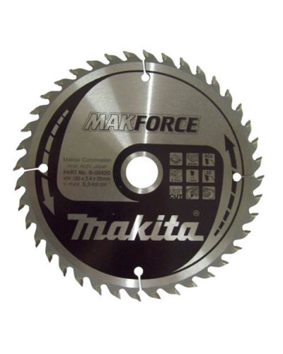 Makita B-08420 | B-08420 MAKITA Пиляльний диск MAK Force по дереву 160x20мм 40 зуб