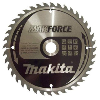 Makita B-08458 | B-08458 MAKITA Пиляльний диск MAK Force по дереву 180x20 мм  40 зубів