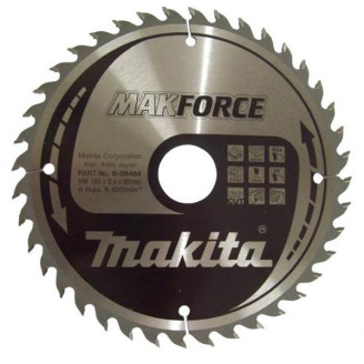 Makita B-08464 | B-08464 MAKITA Пиляльний диск MAK Force по дереву 180x30 мм 40 зубів