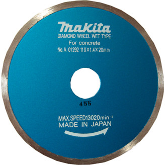 Makita a-01292 | Діамантовий пильний диск 110 мм для вологого різання