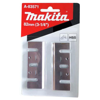 Makita a-83571 | Набір стругальних ножів 82 мм (2 шт.) a-83571