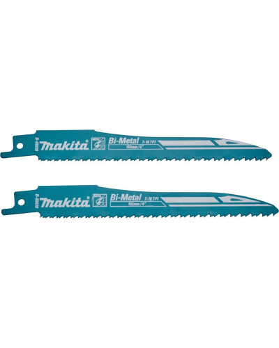 Makita b-05038-25 | Набір пилок BiM по металу для ножівок 7-18TPI, 152 мм (25шт.) b-05038-25