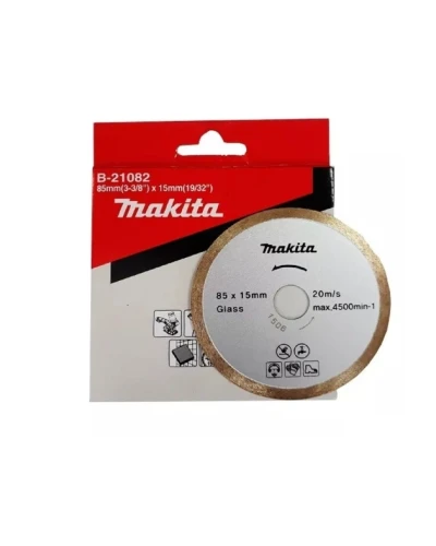 Makita B-21082 | Алмазний диск по керамічній плитці та склу Makita суцільний мокр 85мм, B-21082
