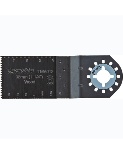 Makita b-21381 | Погружное пильное полотно по дереву для мультитула HCS 32x40 мм b-21381