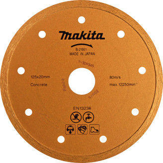 Makita b-21951 | Алмазний диск суцільний 125 мм. до EN 4101RH