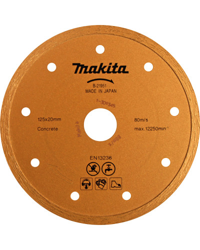 Makita b-21951 | Алмазний диск суцільний 125 мм. до EN 4101RH