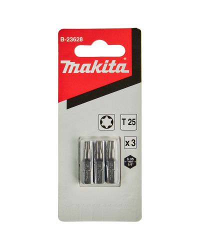 Makita B-23628 | Біта Makita T25 3 шт. B-23628