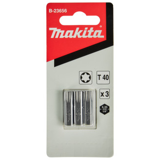 Makita B-23656 | Набір біт Makita TORX T40, 25мм 3шт, B-23656