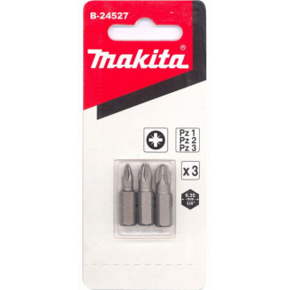 Makita b-24527 | Біти PZ1,PZ2,PZ3 (3 шт.)