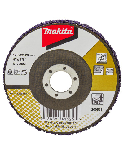 Makita b-29022 | Чистящий диск из стекловолокна 125 мм b-29022