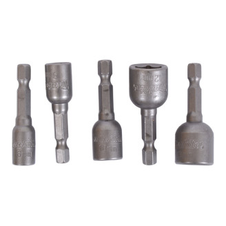 Makita B-39154 | Набір магнітних насадок Makita 5шт. (6,8,10,12,13) х50 B-39154