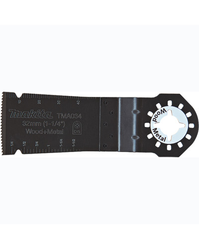 Makita b-39257 | Дугообразный погружной пильный диск по твердой древесине для мультитула 32×50 мм b-39257
